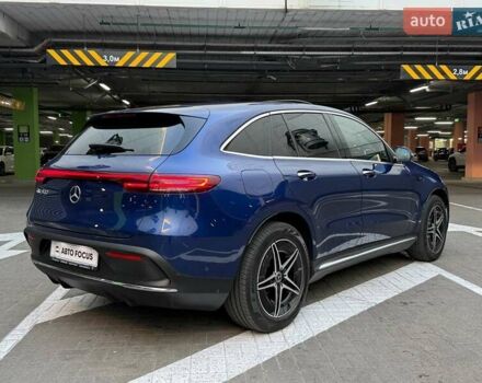 Синий Мерседес EQC, объемом двигателя 0 л и пробегом 38 тыс. км за 38490 $, фото 6 на Automoto.ua