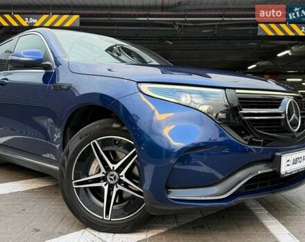 Синий Мерседес EQC, объемом двигателя 0 л и пробегом 38 тыс. км за 38490 $, фото 1 на Automoto.ua