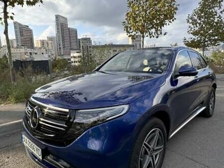 Мерседес EQC 2021 в Киеве на Automoto.ua Синий Мерседес EQC, объемом двигателя 0 л и пробегом 24 тыс. км за 45000 $, фото 1 на Automoto.ua