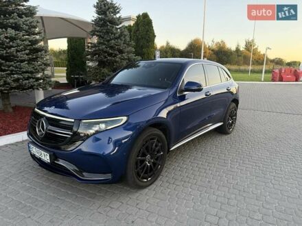 Синий Мерседес EQC, объемом двигателя 0 л и пробегом 120 тыс. км за 36500 $, фото 1 на Automoto.ua