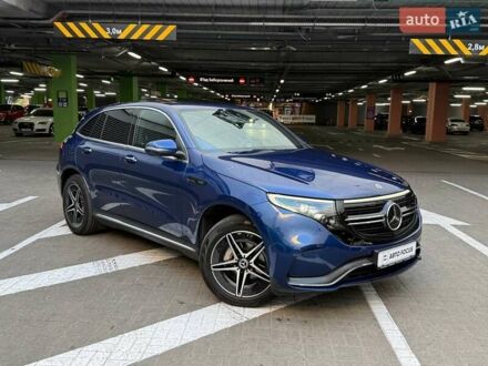 Мерседес EQC 2021 в Киеве на Automoto.ua Синий Мерседес EQC, объемом двигателя 0 л и пробегом 38 тыс. км за 38490 $, фото 1 на Automoto.ua