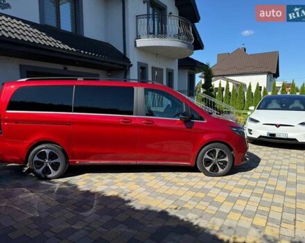 Красный Мерседес EQV, объемом двигателя 0 л и пробегом 3 тыс. км за 70938 $, фото 18 на Automoto.ua