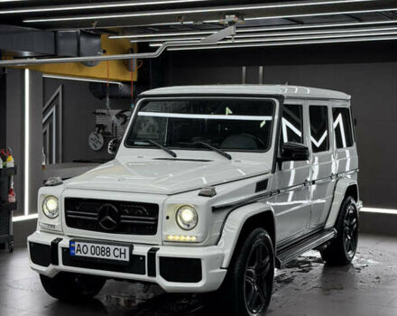 Белый Мерседес Г-Класс, объемом двигателя 5.5 л и пробегом 117 тыс. км за 49800 $, фото 1 на Automoto.ua