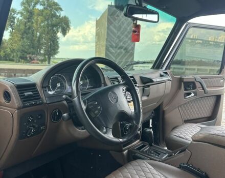 Черный Мерседес Г-Класс, объемом двигателя 5 л и пробегом 480 тыс. км за 21000 $, фото 13 на Automoto.ua