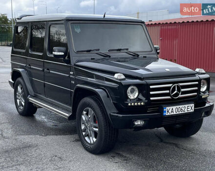 Черный Мерседес Г-Класс, объемом двигателя 5 л и пробегом 205 тыс. км за 22900 $, фото 2 на Automoto.ua