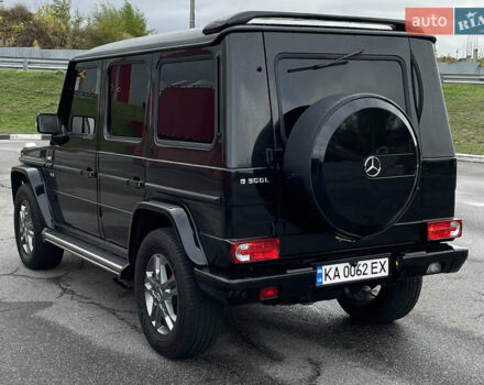 Черный Мерседес Г-Класс, объемом двигателя 5 л и пробегом 205 тыс. км за 22900 $, фото 7 на Automoto.ua