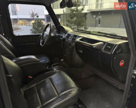 Черный Мерседес Г-Класс, объемом двигателя 5 л и пробегом 303 тыс. км за 22500 $, фото 10 на Automoto.ua