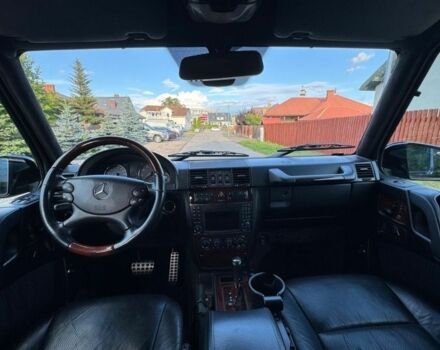 Черный Мерседес Г-Класс, объемом двигателя 5.5 л и пробегом 200 тыс. км за 8500 $, фото 7 на Automoto.ua