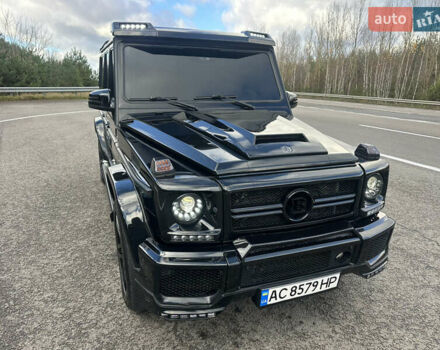 Черный Мерседес Г-Класс, объемом двигателя 5.5 л и пробегом 212 тыс. км за 35000 $, фото 2 на Automoto.ua
