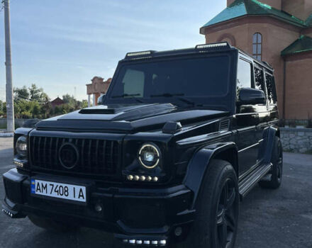 Черный Мерседес Г-Класс, объемом двигателя 5 л и пробегом 170 тыс. км за 24900 $, фото 12 на Automoto.ua
