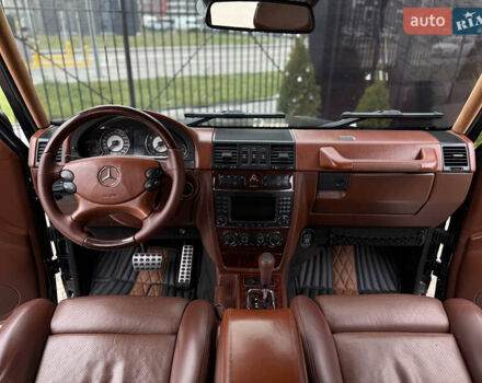 Черный Мерседес Г-Класс, объемом двигателя 5 л и пробегом 210 тыс. км за 29500 $, фото 15 на Automoto.ua