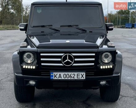 Черный Мерседес Г-Класс, объемом двигателя 5 л и пробегом 205 тыс. км за 22900 $, фото 1 на Automoto.ua
