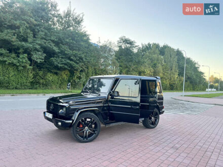Черный Мерседес Г-Класс, объемом двигателя 4.97 л и пробегом 210 тыс. км за 20000 $, фото 1 на Automoto.ua