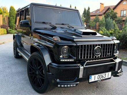 Черный Мерседес Г-Класс, объемом двигателя 5 л и пробегом 237 тыс. км за 34995 $, фото 1 на Automoto.ua