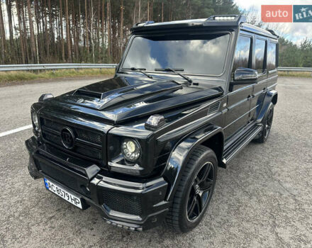 Черный Мерседес Г-Класс, объемом двигателя 5.5 л и пробегом 212 тыс. км за 35000 $, фото 1 на Automoto.ua