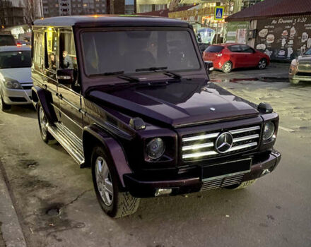 Фиолетовый Мерседес Г-Класс, объемом двигателя 4.97 л и пробегом 269 тыс. км за 18500 $, фото 3 на Automoto.ua