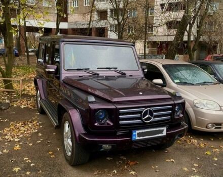 Фиолетовый Мерседес Г-Класс, объемом двигателя 5 л и пробегом 242 тыс. км за 18500 $, фото 2 на Automoto.ua