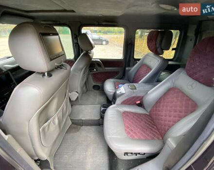 Фиолетовый Мерседес Г-Класс, объемом двигателя 4.97 л и пробегом 269 тыс. км за 18500 $, фото 20 на Automoto.ua