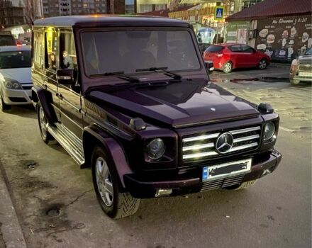 Фиолетовый Мерседес Г-Класс, объемом двигателя 5 л и пробегом 242 тыс. км за 18500 $, фото 4 на Automoto.ua