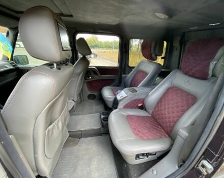 Фиолетовый Мерседес Г-Класс, объемом двигателя 5 л и пробегом 242 тыс. км за 18500 $, фото 18 на Automoto.ua