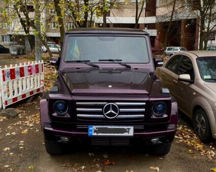 Фиолетовый Мерседес Г-Класс, объемом двигателя 5 л и пробегом 242 тыс. км за 18500 $, фото 1 на Automoto.ua