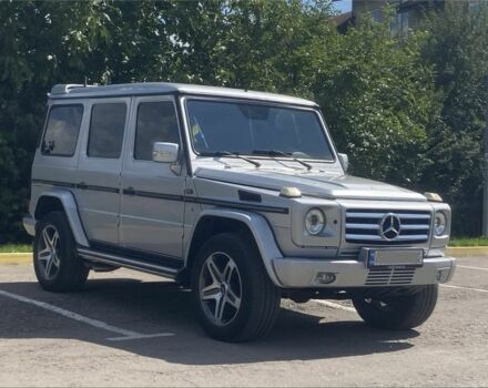 Сірий Мерседес Г-Клас, об'ємом двигуна 5 л та пробігом 217 тис. км за 18500 $, фото 3 на Automoto.ua