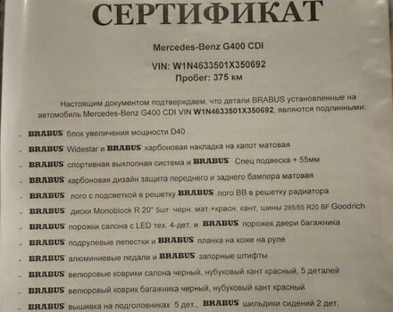 Серый Мерседес Г-Класс, объемом двигателя 2.99 л и пробегом 18 тыс. км за 265000 $, фото 47 на Automoto.ua