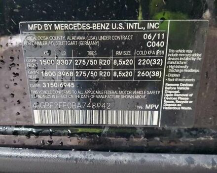 Мерседес ГЛ-Клас, об'ємом двигуна 3 л та пробігом 35 тис. км за 5000 $, фото 12 на Automoto.ua