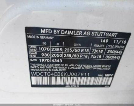 Білий Мерседес ГЛА-Клас, об'ємом двигуна 2 л та пробігом 106 тис. км за 6000 $, фото 8 на Automoto.ua