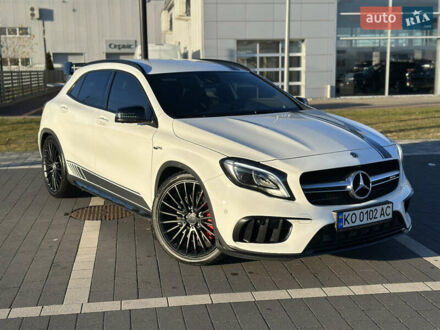 Белый Мерседес ГЛА-Класс, объемом двигателя 1.99 л и пробегом 59 тыс. км за 35000 $, фото 1 на Automoto.ua