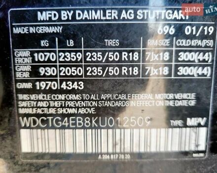 Черный Мерседес ГЛА-Класс, объемом двигателя 1.99 л и пробегом 170 тыс. км за 4200 $, фото 11 на Automoto.ua