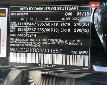 Чорний Мерседес ГЛЦ-Клас, об'ємом двигуна 2 л та пробігом 113 тис. км за 9400 $, фото 12 на Automoto.ua