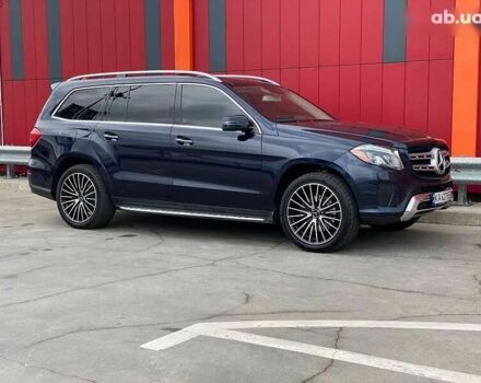 Синий Мерседес GLS 450, объемом двигателя 3 л и пробегом 205 тыс. км за 28500 $, фото 18 на Automoto.ua