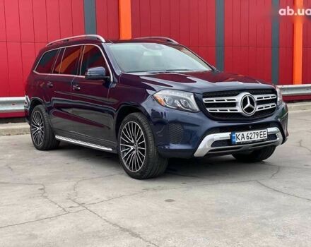 Синий Мерседес GLS 450, объемом двигателя 3 л и пробегом 205 тыс. км за 28500 $, фото 17 на Automoto.ua