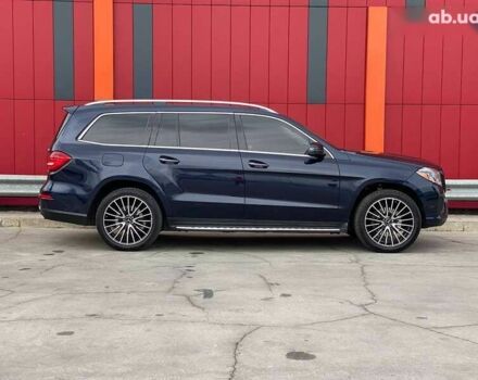 Синий Мерседес GLS 450, объемом двигателя 3 л и пробегом 205 тыс. км за 28500 $, фото 20 на Automoto.ua