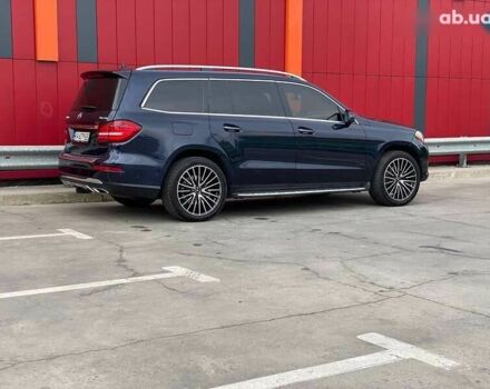 Синий Мерседес GLS 450, объемом двигателя 3 л и пробегом 205 тыс. км за 28500 $, фото 19 на Automoto.ua