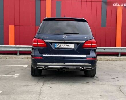 Синий Мерседес GLS 450, объемом двигателя 3 л и пробегом 205 тыс. км за 28500 $, фото 9 на Automoto.ua