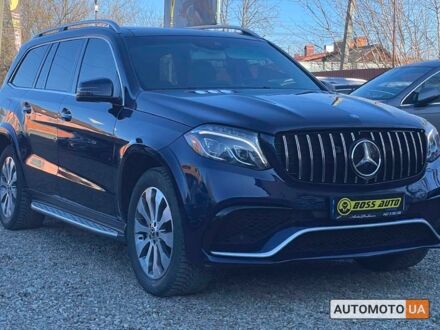 Мерседес GLS 450 2017 в Коломые на Automoto.ua Синий Мерседес GLS 450, объемом двигателя 3 л и пробегом 103 тыс. км за 32700 $, фото 1 на Automoto.ua