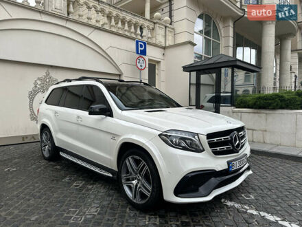 Мерседес ГЛС-Класс 2016 в Киеве на Automoto.ua Белый Мерседес ГЛС-Класс, объемом двигателя 5.46 л и пробегом 165 тыс. км за 42000 $, фото 1 на Automoto.ua