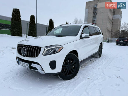 Белый Мерседес ГЛС-Класс, объемом двигателя 3 л и пробегом 105 тыс. км за 29500 $, фото 1 на Automoto.ua