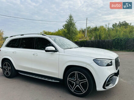 Мерседес ГЛС-Класс 2019 у Києві на Automoto.ua Білий Мерседес ГЛС-Класс, об'ємом двигуна 3 л та пробігом 92 тис. км за 65900 $, фото 1 на Automoto.ua