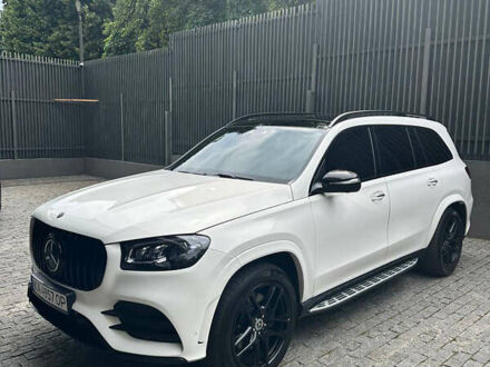 Мерседес ГЛС-Класс 2020 у Києві на Automoto.ua Білий Мерседес ГЛС-Класс, об'ємом двигуна 3.98 л та пробігом 108 тис. км за 89000 $, фото 1 на Automoto.ua