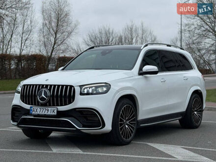 Белый Мерседес ГЛС-Класс, объемом двигателя 3 л и пробегом 103 тыс. км за 77900 $, фото 1 на Automoto.ua