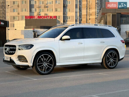 Мерседес ГЛС-Класс 2022 у Києві на Automoto.ua Білий Мерседес ГЛС-Класс, об'ємом двигуна 2.93 л та пробігом 59 тис. км за 105000 $, фото 1 на Automoto.ua