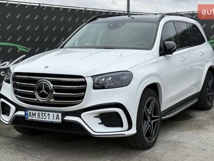 Белый Мерседес ГЛС-Класс, объемом двигателя 2.93 л и пробегом 30 тыс. км за 115000 $, фото 1 на Automoto.ua