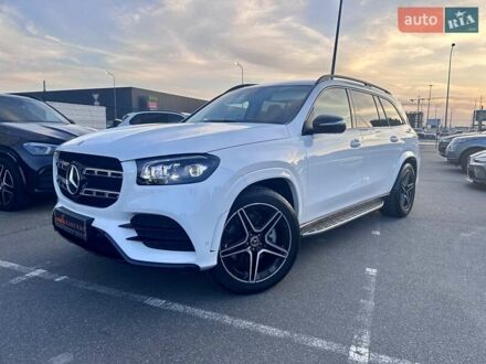 Мерседес ГЛС-Класс 2023 у Києві на Automoto.ua Білий Мерседес ГЛС-Класс, об'ємом двигуна 2.93 л та пробігом 9 тис. км за 103700 $, фото 1 на Automoto.ua