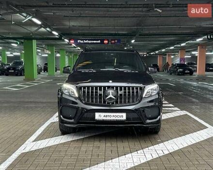 Черный Мерседес ГЛС-Класс, объемом двигателя 4.66 л и пробегом 265 тыс. км за 41990 $, фото 2 на Automoto.ua