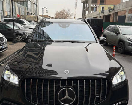 Черный Мерседес ГЛС-Класс, объемом двигателя 3.98 л и пробегом 74 тыс. км за 102900 $, фото 2 на Automoto.ua