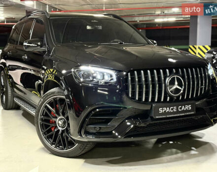 Черный Мерседес ГЛС-Класс, объемом двигателя 3.98 л и пробегом 14 тыс. км за 209900 $, фото 2 на Automoto.ua