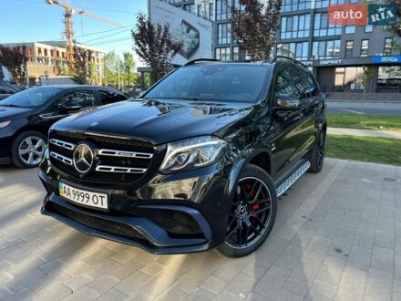 Черный Мерседес ГЛС-Класс, объемом двигателя 5.46 л и пробегом 86 тыс. км за 58900 $, фото 1 на Automoto.ua